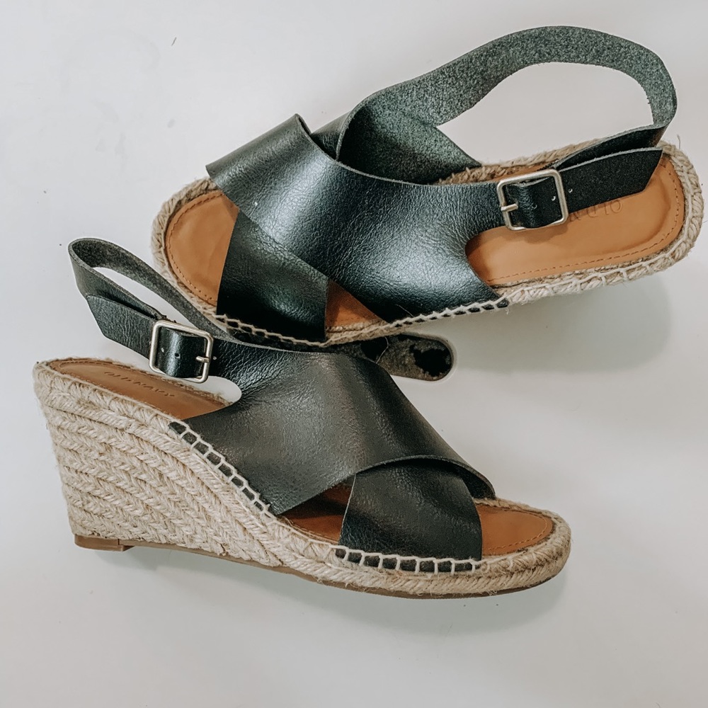 Espadrille wedge sandals
